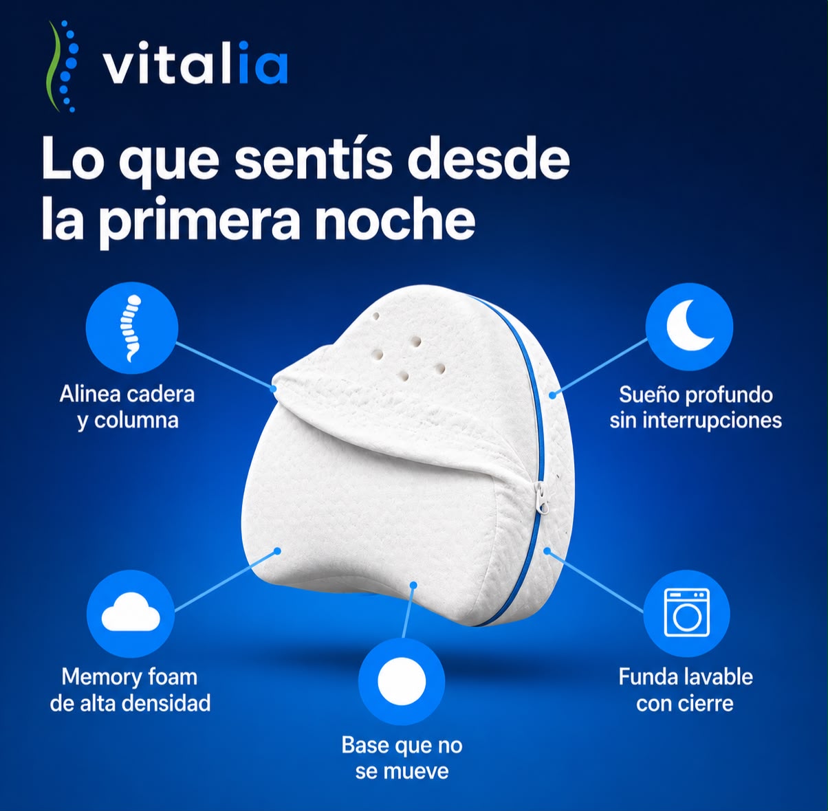 Vitalia | Almohada Ortopédica de Alineación