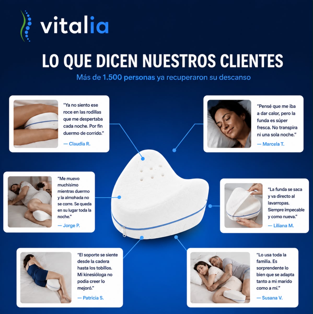 Vitalia | Almohada Ortopédica de Alineación